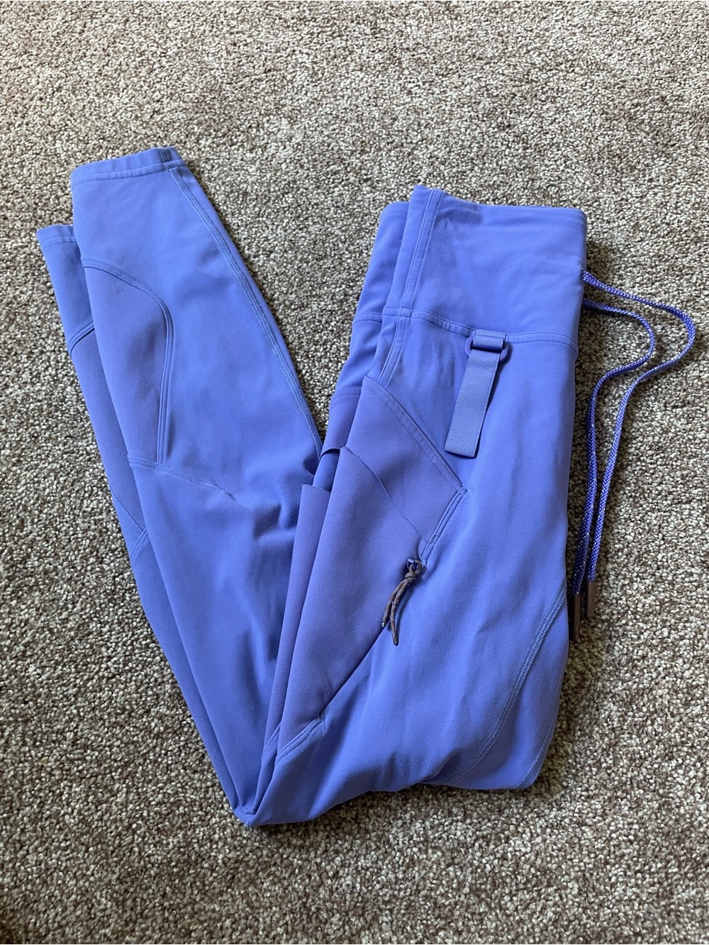 lululemon athletica Purple Leggings with Drawstring